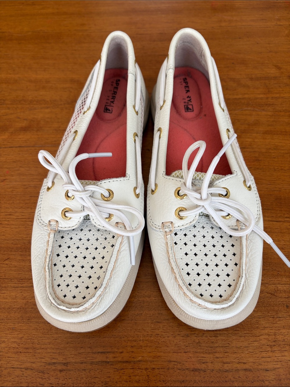 Sperry Top-Sider Loafers Leather White 6